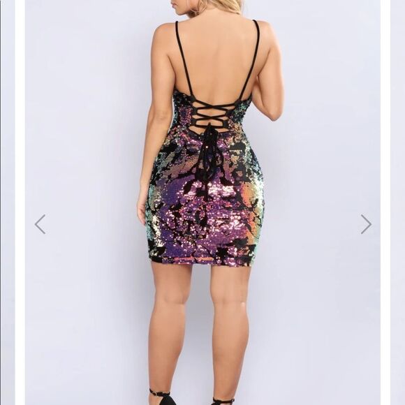 Fashion Nova 
Color Crazy Mini Dress - Multi - Picture 3 of 9